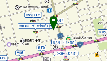 東横INN 釧路十字街の地図画像