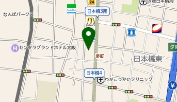東横INN 大阪なんば日本橋の地図画像