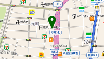 東横INN 大阪なんば西の地図画像