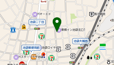 東横INN 池袋北口1の地図画像