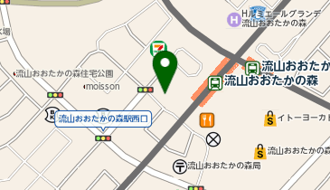 東横INN 流山おおたかの森駅前の地図画像