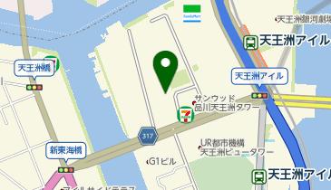 東横INN 品川港南口天王洲アイルの地図画像