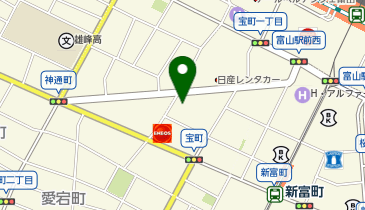 東横INN 富山駅新幹線口1の地図画像