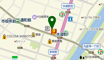 東横INN 熊本城通町筋の地図画像