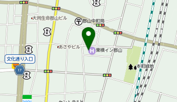 東横INN 郡山の地図画像