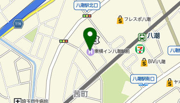 東横INN 八潮駅前の地図画像