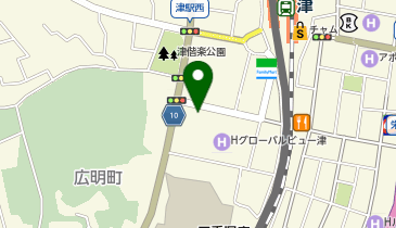 東横INN 津駅西口の地図画像
