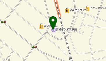 東横INN 米沢駅前の地図画像