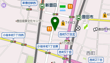 東横INN 豊田市駅前の地図画像