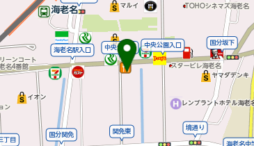 東横INN 海老名駅東口の地図画像