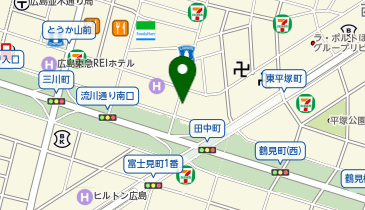 東横INN 広島平和大通の地図画像