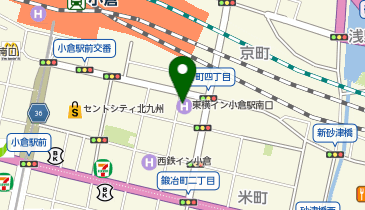 東横INN 小倉駅南口の地図画像
