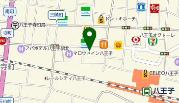 東横INN 東京八王子駅北口の地図画像