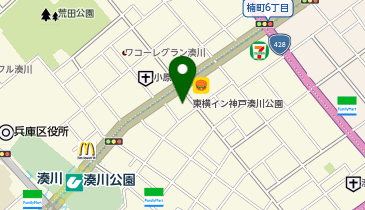 東横INN 神戸湊川公園の地図画像