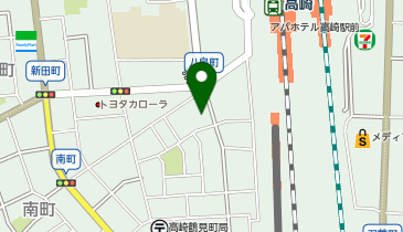 東横INN 高崎駅西口1の地図画像