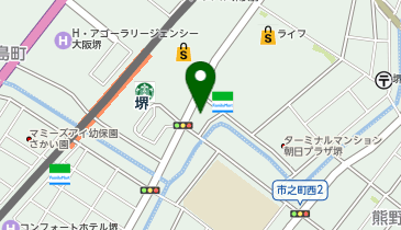 東横INN 堺駅前の地図画像