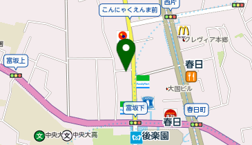 東横INN 後楽園文京区役所前の地図画像