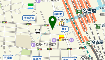 東横INN 名古屋駅新幹線口の地図画像