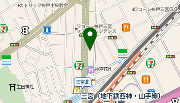 東横INN 神戸三宮駅前の地図画像