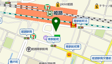 東横INN 姫路駅新幹線南口の地図画像