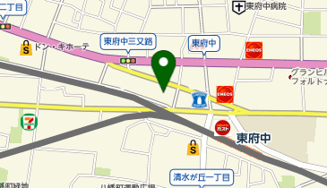 東横INN 京王線東府中駅北口の地図画像