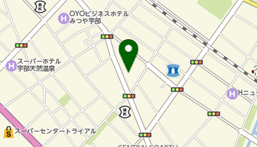 東横INN 宇部新川駅の地図画像
