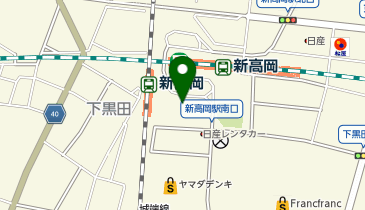 東横INN 新高岡駅新幹線南口の地図画像