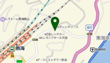 東横INN 熱海駅前の地図画像