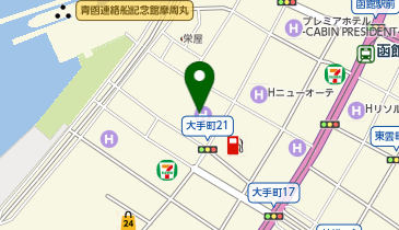 東横INN 函館駅前朝市の地図画像