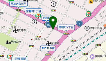 東横INN 静岡駅北口の地図画像