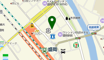 東横INN 盛岡駅前の地図画像