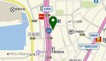 東横INN 長崎駅前の地図画像