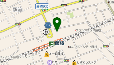 東横INN 静岡藤枝駅北口の地図画像