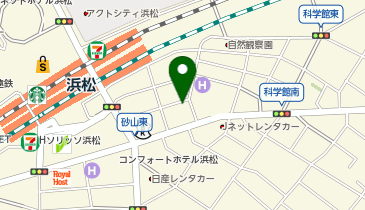 東横INN 浜松駅南口の地図画像