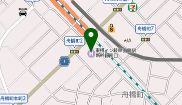 東横INN 岐阜羽島駅新幹線南口の地図画像