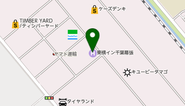 東横INN 千葉幕張の地図画像