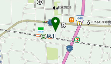 東横INN 東京秋川駅北口の地図画像
