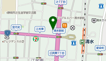 東横INN 静岡清水駅前の地図画像