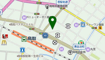 東横INN 鳥取駅北口の地図画像