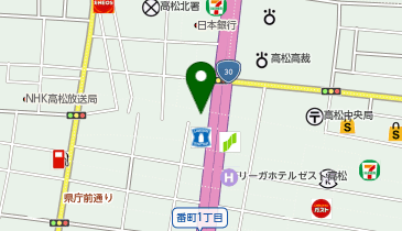 東横INN 高松兵庫町の地図画像