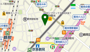東横INN 横浜鶴見駅東口の地図画像