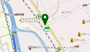 東横INN さいたま新都心の地図画像
