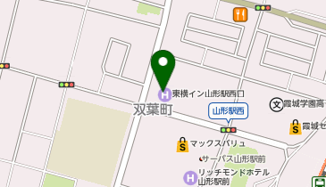 東横INN 山形駅西口の地図画像