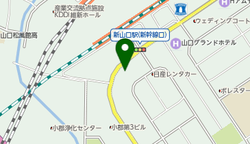 東横INN 新山口駅新幹線口の地図画像