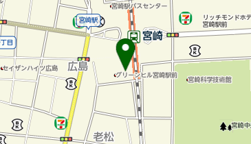 東横INN 宮崎駅前の地図画像