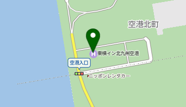 東横INN 北九州空港の地図画像