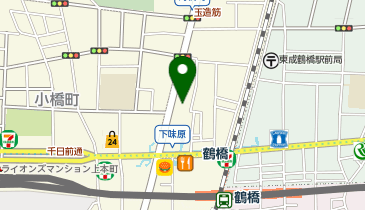 東横INN 大阪鶴橋駅前の地図画像