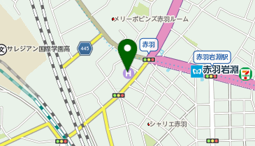 東横INN 赤羽駅東口一番街の地図画像