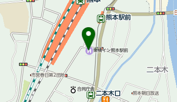東横INN 熊本駅前の地図画像