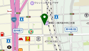 東横INN 新大阪中央口新館の地図画像